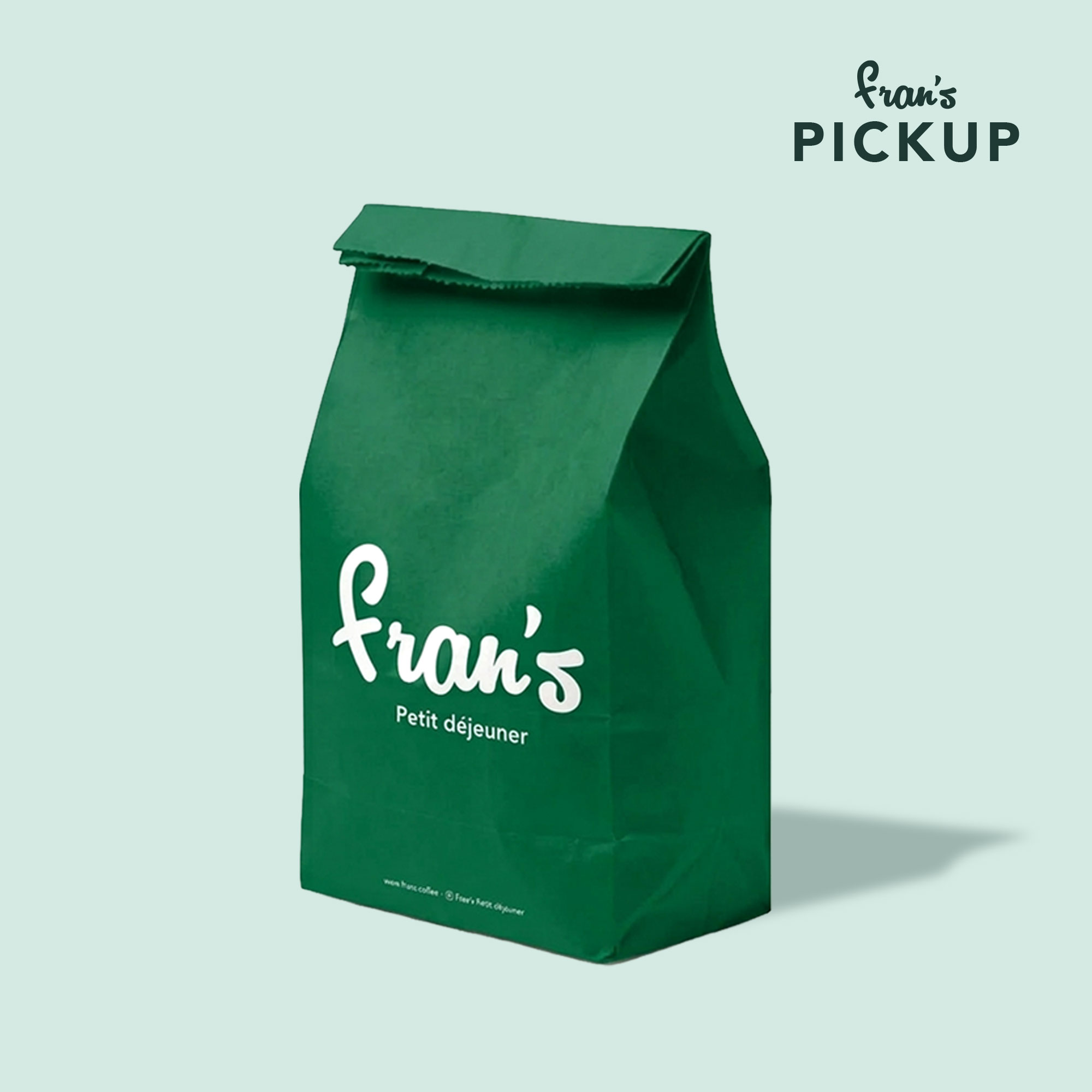 Commandez à l'avance votre petit déjeuner sur notre site, il sera prêt à l'heure et dans le Fran's de votre choix, sur place ou à emporter.